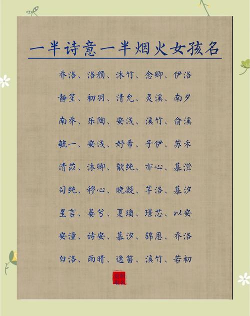 梦幻女性名字_梦幻女性名字古风_梦幻西游女性名字