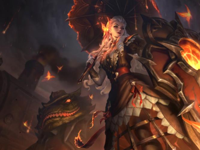 曙光女神蕾欧娜初代原画_曙光女神 蕾欧娜_lol曙光女神蕾欧娜泳池派对