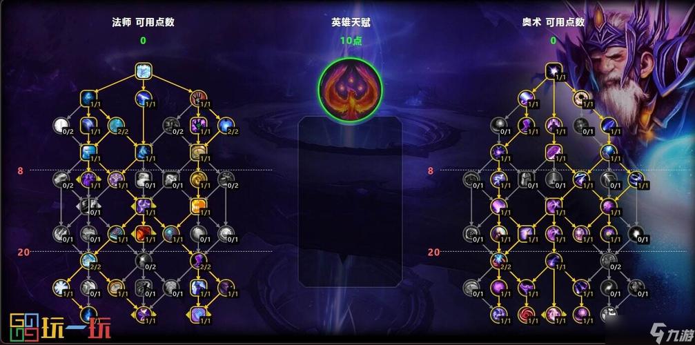 奥法天赋_奥法天赋选择_魔兽奥法天赋