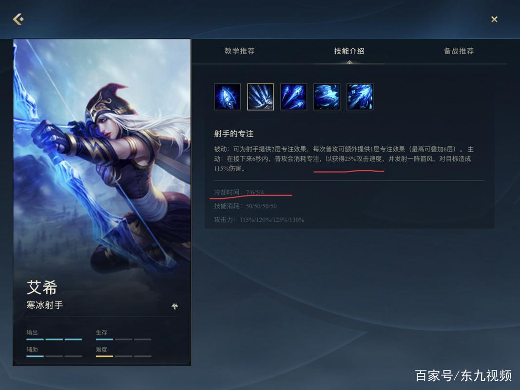 英雄联盟寒冰射手：团队关键输出，技能全面剖析