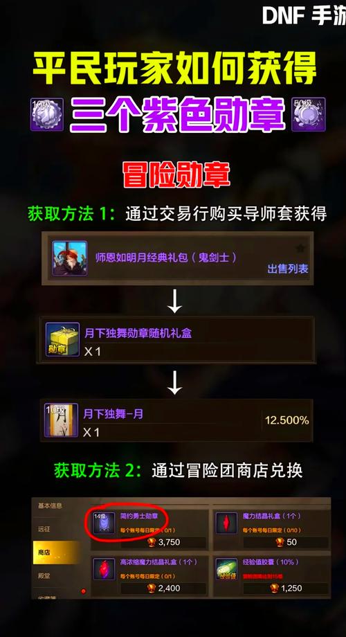 DNF徽章获取途径全解析，分解装备及怪物掉落是关键