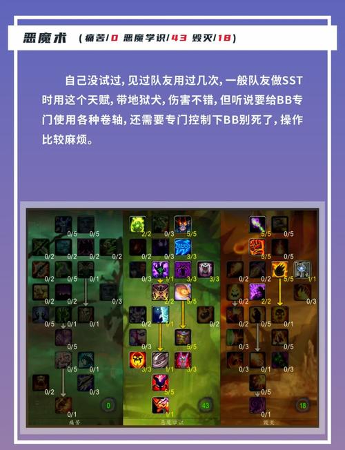 魔兽世界术士天赋_魔兽世界术士天赋_魔兽世界术士天赋选择怀旧服