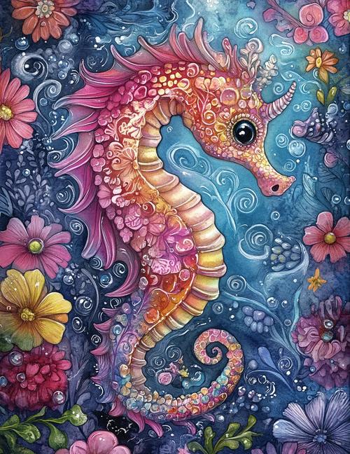 海马坐骑：奇幻设定别具一格，在神话与幻想中象征自由