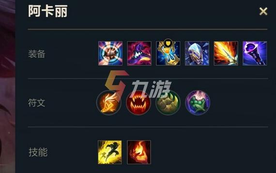 lol阿卡丽天赋_lol阿卡丽最新天赋_s12阿卡丽天赋