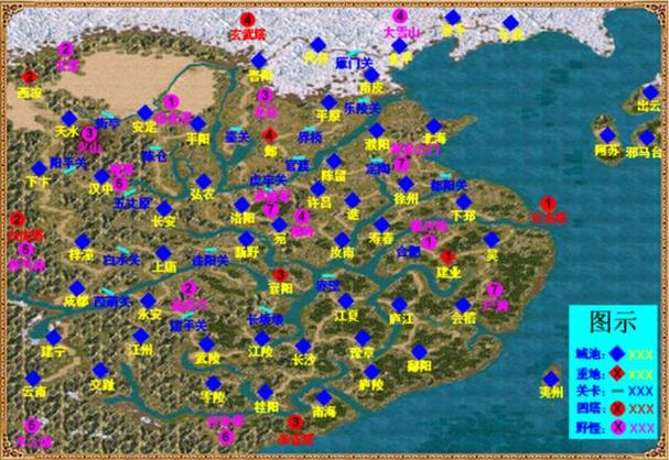 三国群侠传地图大揭秘：多样区域、地形及隐藏点位全解析