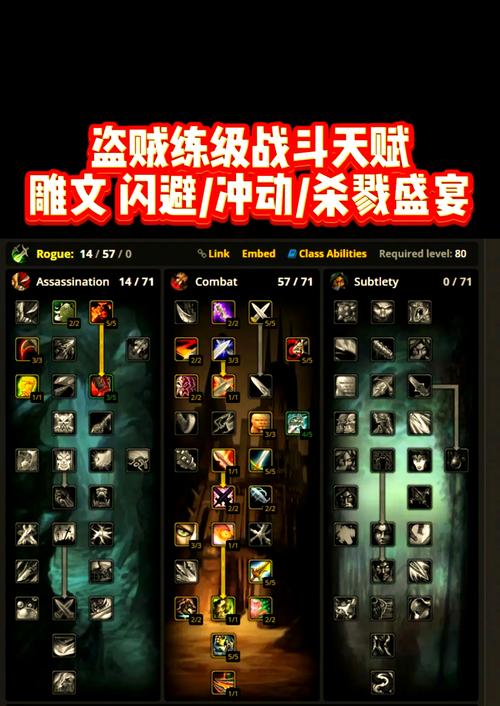 盗贼p1天赋_战斗盗贼天赋_盗贼天赋战斗怎么加点