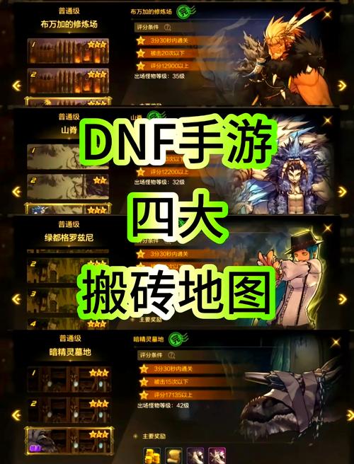 地下城与勇士提升角色操作熟练度的方法及地图选择攻略