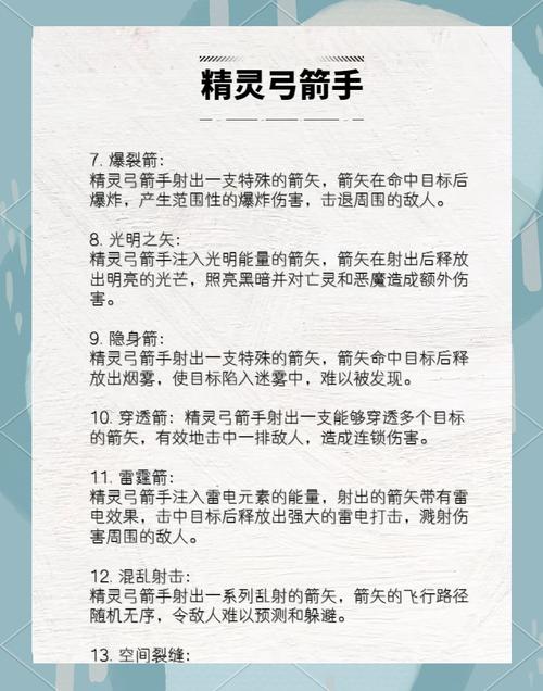 幻想神域战弓角色加点_幻想神域弓手副职业_幻想神域弓箭手加点