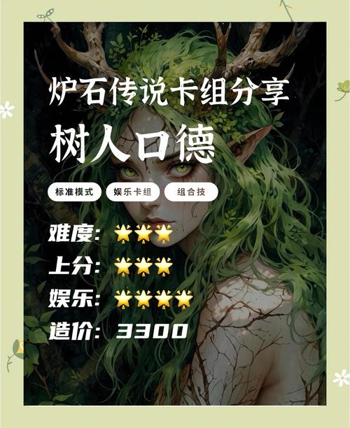 树人的独特玩法及角色定位，核心装备选择详述