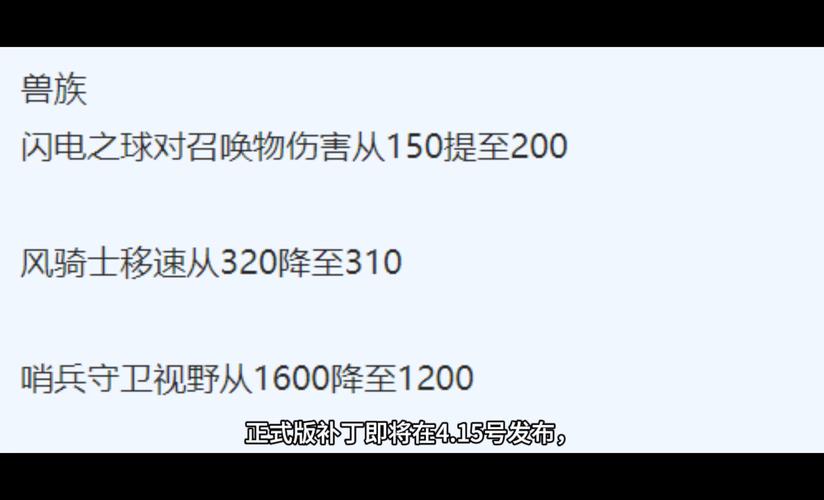 魔兽争霸升级补丁_魔兽争霸补丁更新_魔兽争霸补丁改动