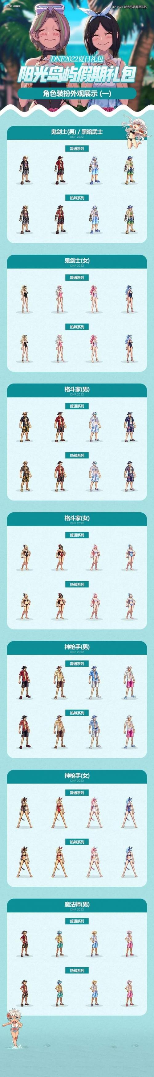 dnf夏日时尚达人_dnf夏日装扮2021_夏日dnf大叔