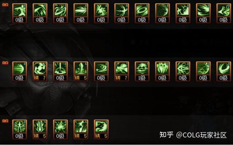 dnf黑暗武士卡技能_地下城黑暗武士技能排列_dnf黑暗武士技能等级