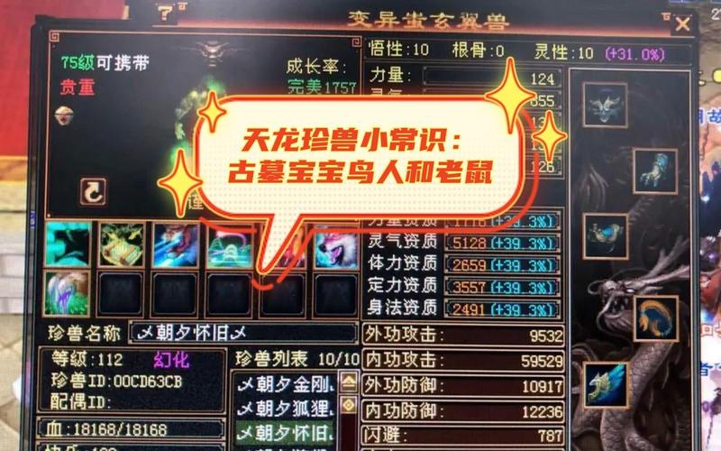天龙八部珍兽幻灵是什么意思_天龙八部珍兽幻化丹_天龙八部珍兽幻灵条件